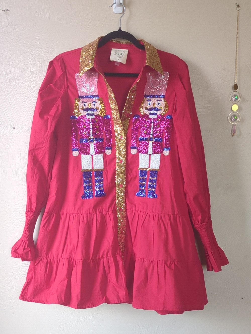 Nutcracker Sequin Mini-Dress, Christmas/Holiday, Size M, Queen Of Sparkles Dupe
